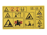 1001101895 Decal, Decal, Warning - Cab | JLG
